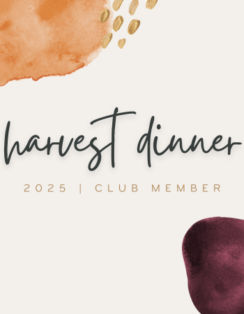 Harvest Dinner 2025 Wine Club Ticket