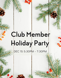 Club Member Holiday Party